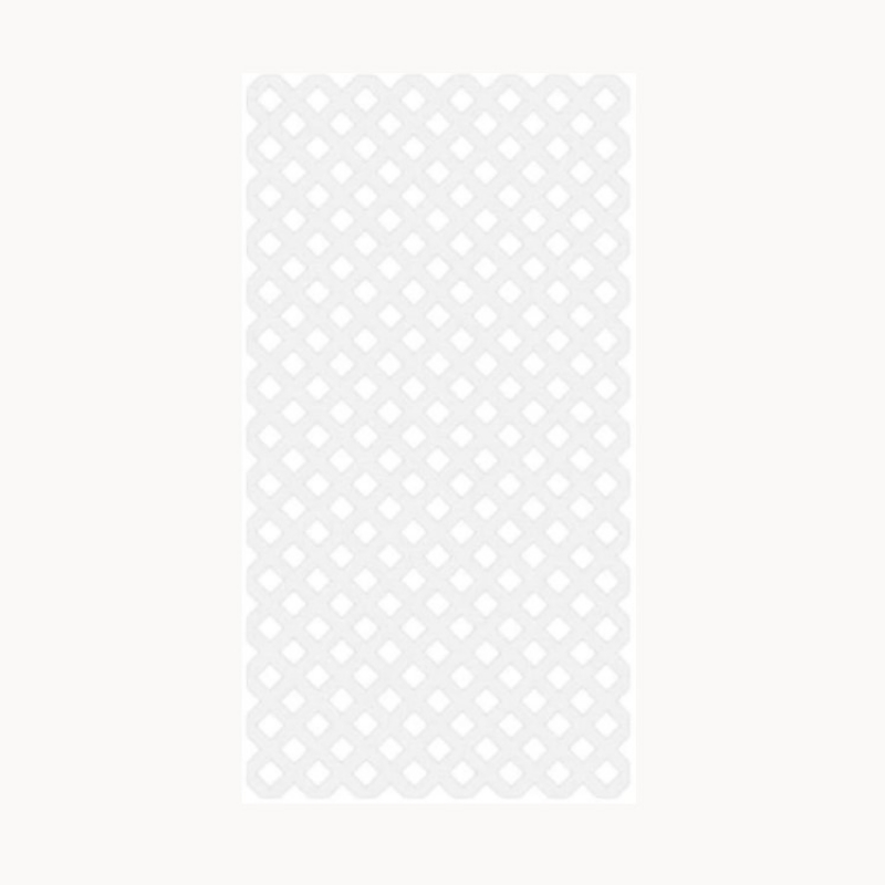 4'x8' White Trellis Wall